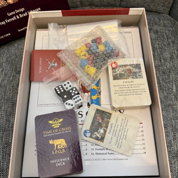 Time of Crisis: The Roman Empire in Turmoil, 235-284 AD (open, unpunched) GMT - Picture 8 of 16